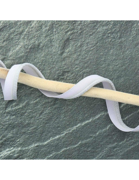 Polyester paspel - Parelgrijs