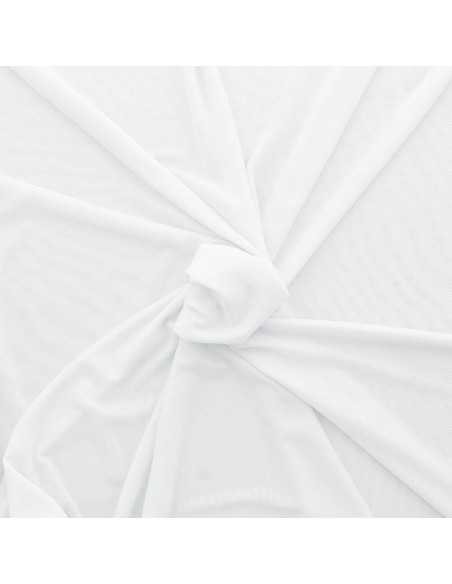 Powermesh lingeriestof - Wit