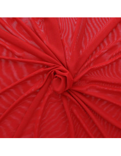 Powermesh lingeriestof - Rood