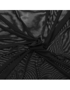 Powermesh lingeriestof - Zwart