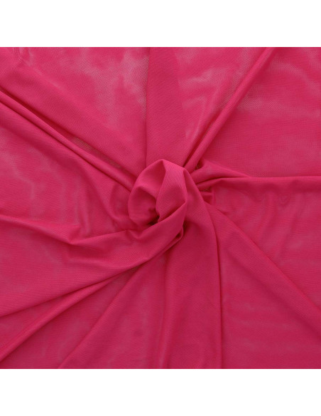 Powermesh lingeriestof - Fuchsia