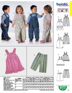 Broek + rok patroon - Burda 9772
