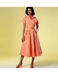 Jurkpatroon en riem - Butterick 6055