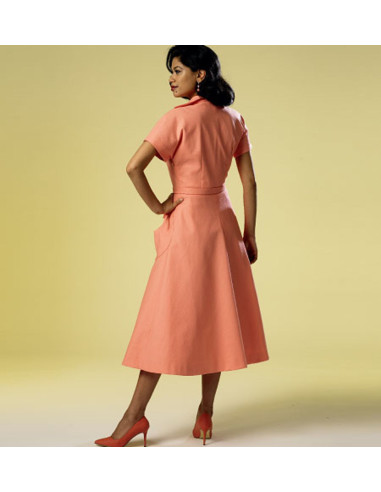 Jurkpatroon en riem - Butterick 6055