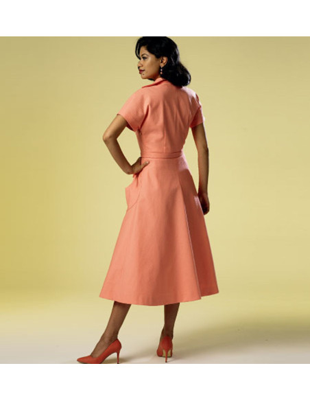 Jurkpatroon en riem - Butterick 6055