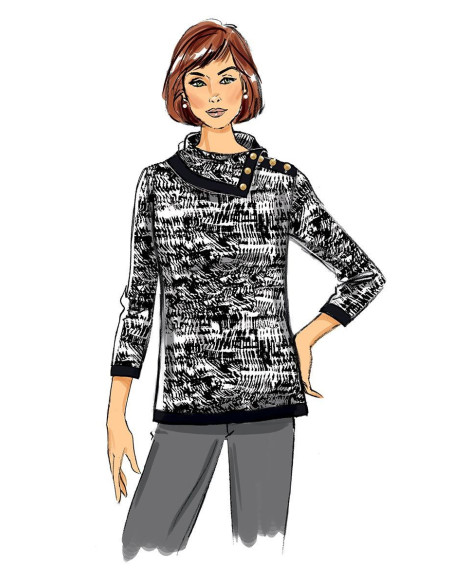 Bovenstuk patroon - Butterick 6857