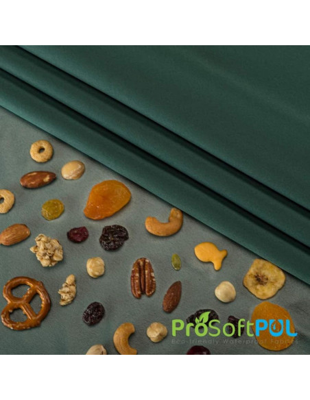 Voedselveilig ProSoft PUL-stof - Diepgroen