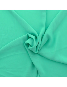 Mousseline stof - Mintgroen