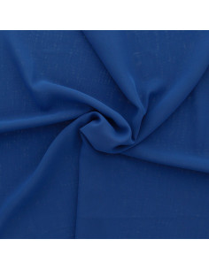Mousseline stof - Blauw