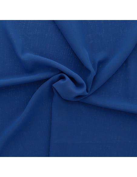 Mousseline stof - Blauw