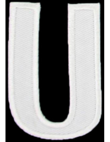 Strijkembleem letter U