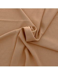 Mousseline stof - Beige