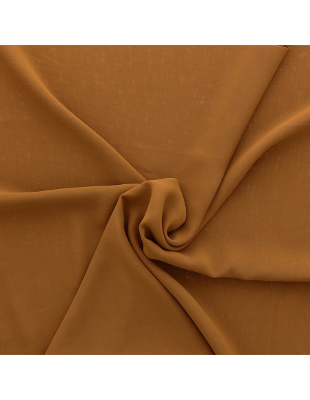 Mousseline stof - Camel