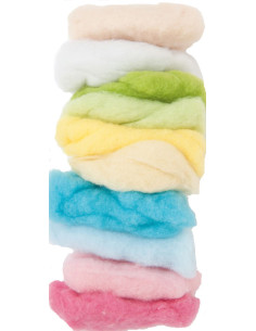 Viltwol pastel mix