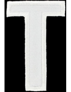 Strijkembleem letter T