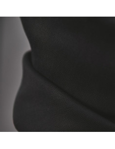 Tencel stof Smooth Drape Twill - Zwart
