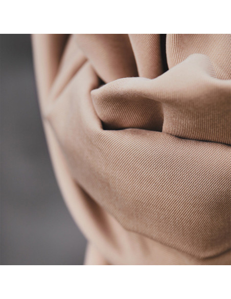 Tencel stof Smooth Drape Twill - Zandkleurig