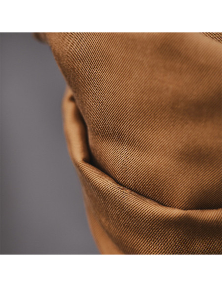 Tencel stof Smooth Drape Twill - Mosterd
