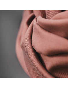Tencel stof Smooth Drape Twill - Oudroze