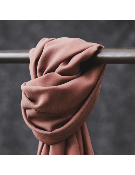 Tencel stof Smooth Drape Twill - Oudroze
