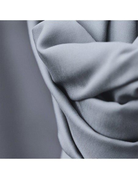 Tencel stof Smooth Drape Twill - Grijs