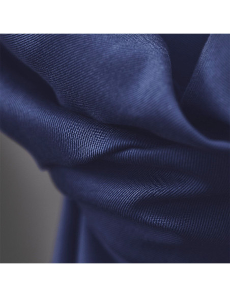 Tencel stof Smooth Drape Twill - Blauw