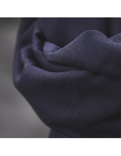 Tencel stof Smooth Drape Twill - Bosbes