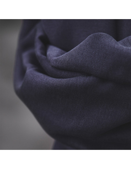 Tencel stof Smooth Drape Twill - Bosbes