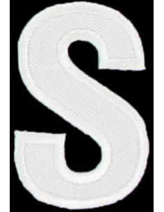 Strijkembleem letter S