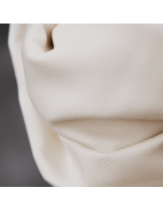 Tencel stof Smooth Drape Twill - Wit