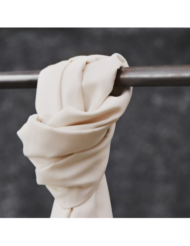 Tencel stof Smooth Drape Twill - Wit