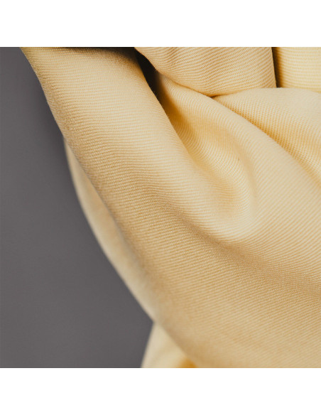 Tencel stof Smooth Drape Twill - Zacht geel
