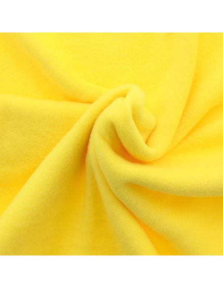 Fleece stof - Geel