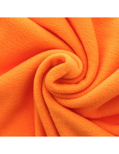 Fleece stof - Oranje