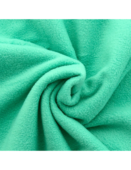 Fleece stof - Turkoois groen
