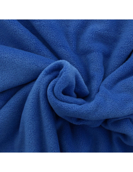 Fleece stof - Koningsblauw