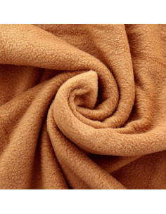 Fleece stof - Camel