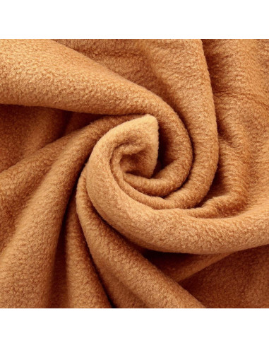 Fleece stof - Camel