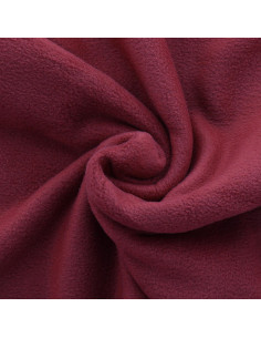 Fleece stof - Bordeaux