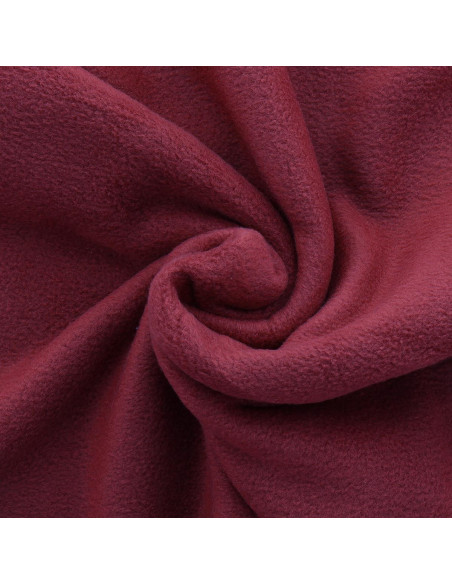 Fleece stof - Bordeaux