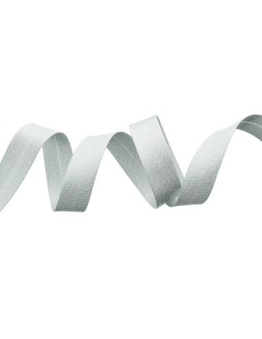 Lurex biais - Zilver