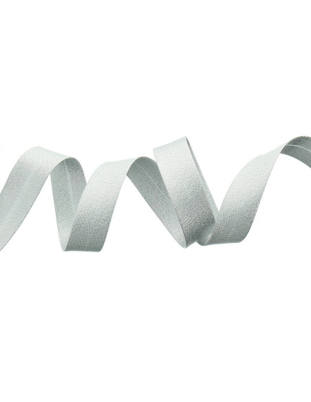 Lurex biais - Zilver
