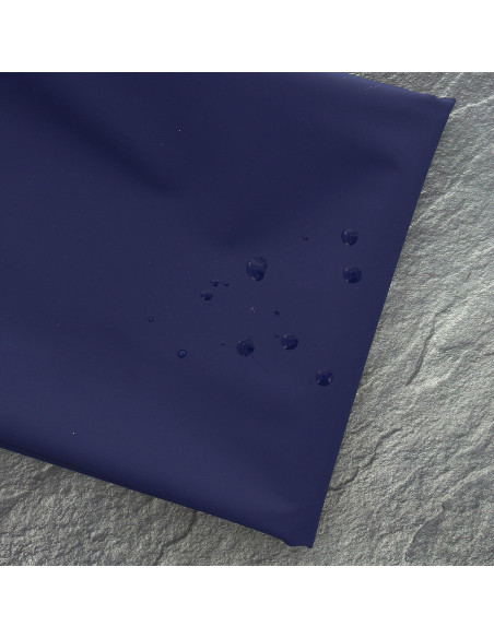 Waterdichte canvasstof voor regenjassen - Donkerblauw