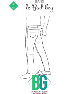 Jeans patroon Le Bad Boy - Les BG