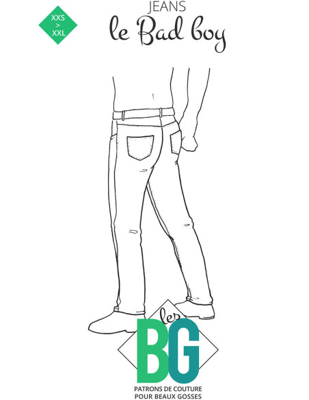 Jeans patroon Le Bad Boy - Les BG