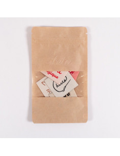 Set van 5 geweven labels - Cozy assortiment 2