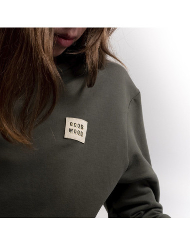 Set van 5 geweven labels - Good Mood