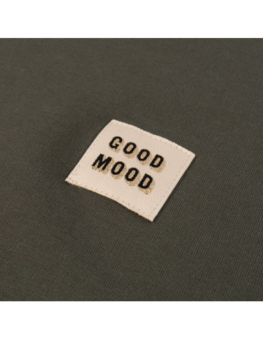 Set van 5 geweven labels - Good Mood