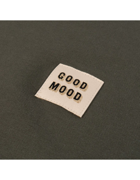 Set van 5 geweven labels - Good Mood