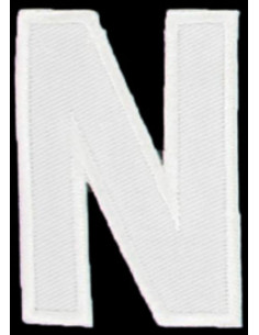 Strijkembleem letter N